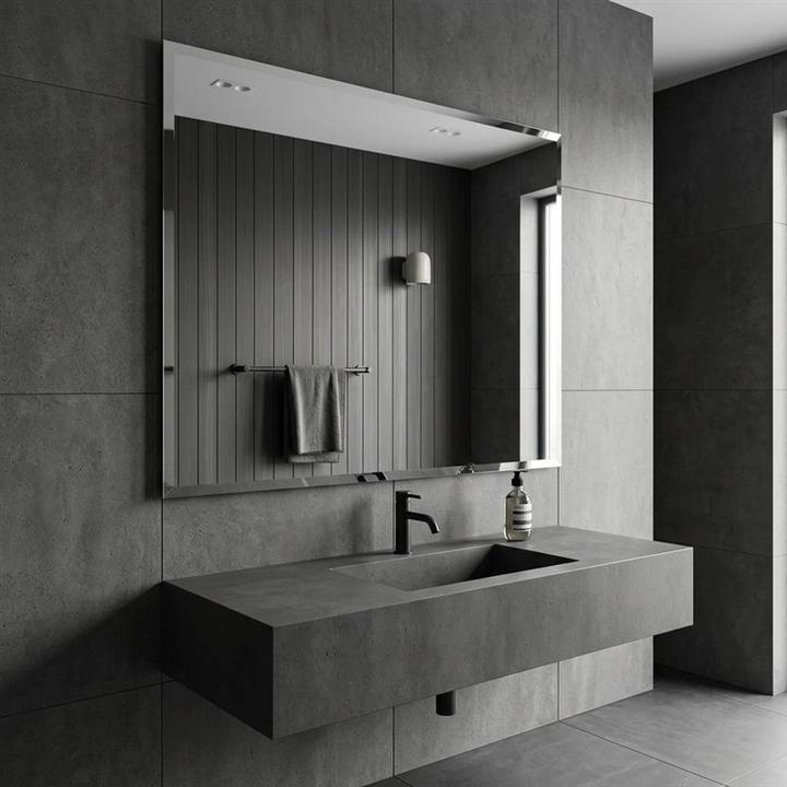 Productafbeelding Domoletti MIRROR HUNG SIMPLE B-EDGE 100X80 CM (80 x 100 cm)