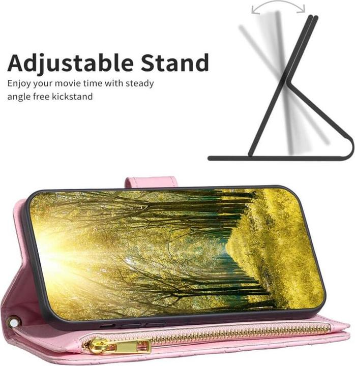 Produktbild Binfen Color Xiaomi 13 - BINFEN Brieftaschen Hülle rosa (Xiaomi 13)