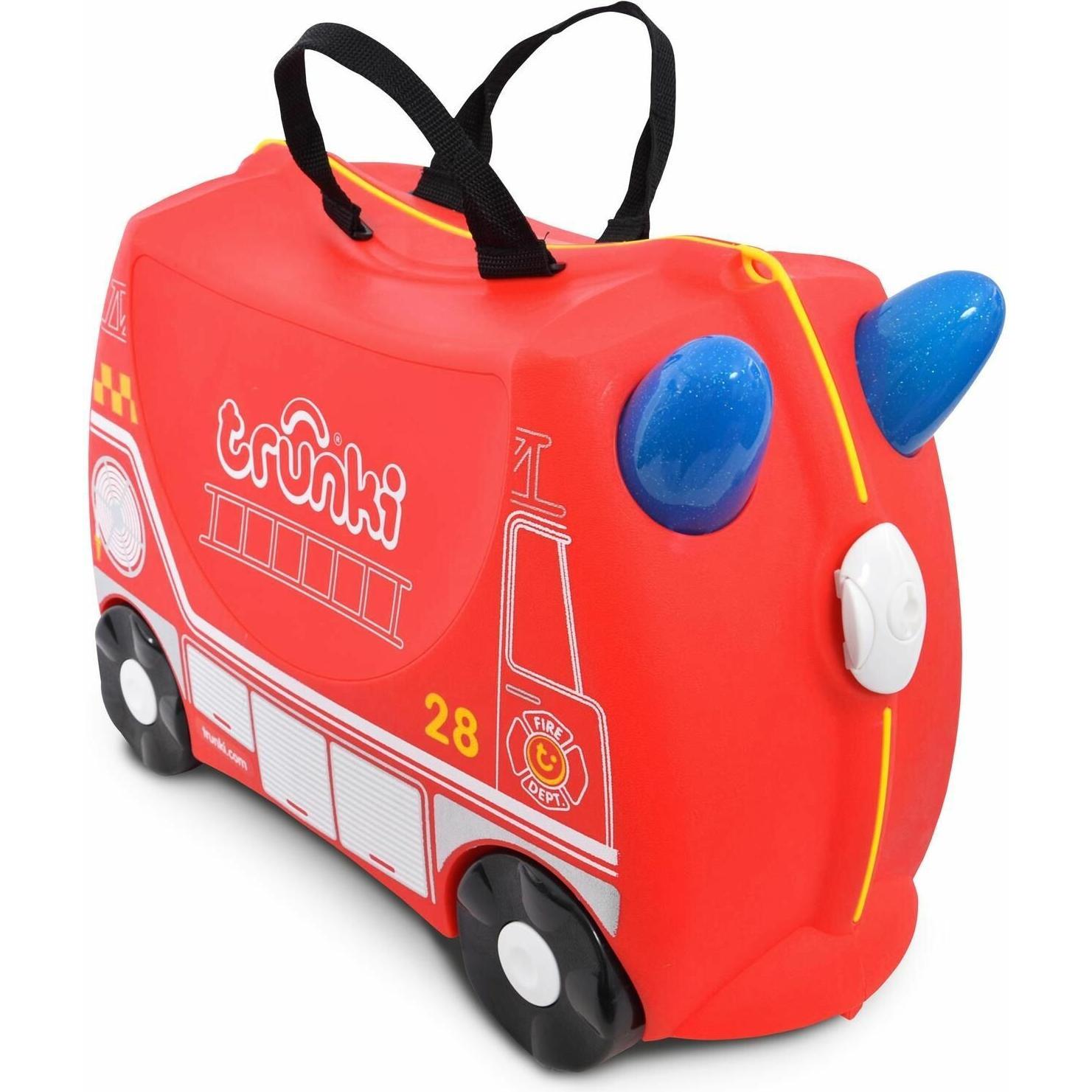 Trunki, Koffer, Feuerwehrauto Frank, Rot, (18 l, Handgepäck (bis 50l))