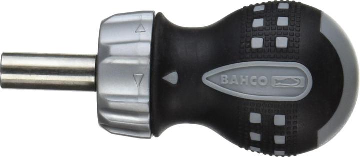 Actual product image Bahco 1/4" bit ratchet screwdriver, short version, 68 mm (1/4")