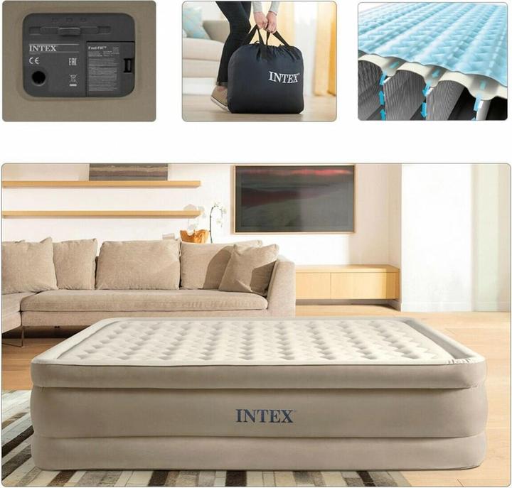 Image du produit Intex Dura-Beam Deluxe Ultra Plush Queen (150 x 200 cm)