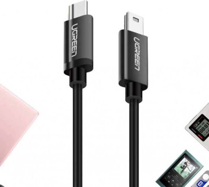 Produktbild Ugreen USB-C – Mini USB (1 m, USB 2.0, 18 W)