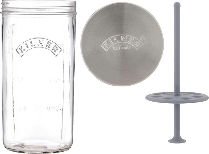 Produktbild Kilner Glas zum Aufbewahren frischer Kräuter (1 l)