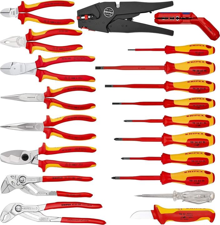 Actual product image Knipex Tool Case Vision24 Electric (20 pieces)