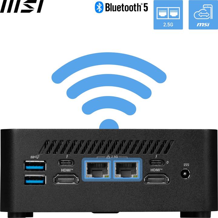 Produktbild MSI Cubi NUC 1M i7 150U BB (Intel Core 7 150U)