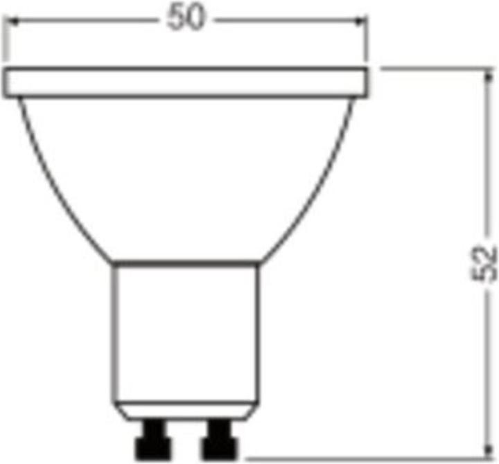 Produktbild Ledvance LED-Reflektorlampe (GU10, 3.40 W, 230 lm, 1 x, G)