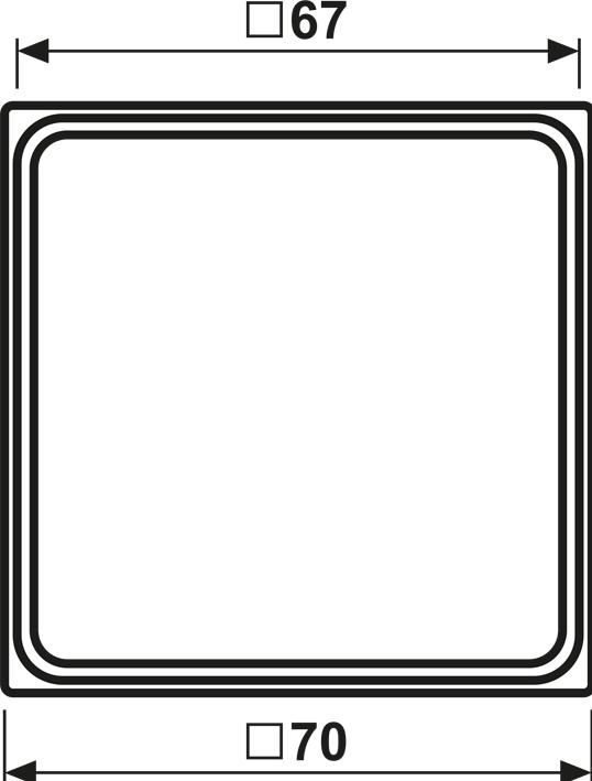 Produktbild JUNG Zwischenrahmen