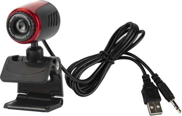 Produktbild Setty Webcam schwarz und rot