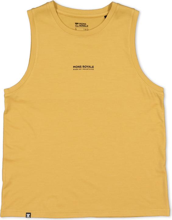 Actual product image Mons Royale Icon Merino Air-Con Relaxed Tank (L)