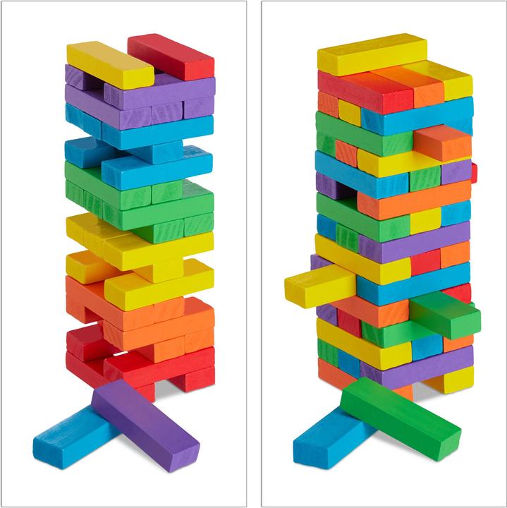 Actual product image Relaxdays Stacking Tower Game