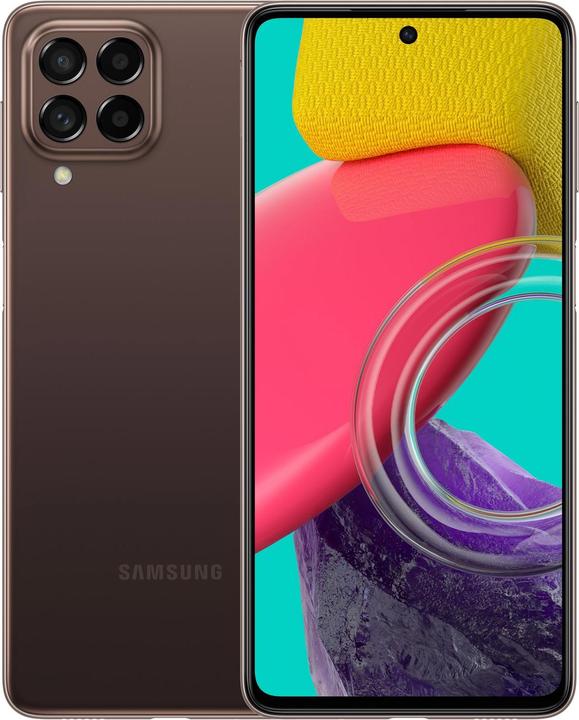 Produktbild Samsung Galaxy M53 (128 GB, Braun, 6.70", Hybrid Dual SIM, 108 Mpx, 5G)