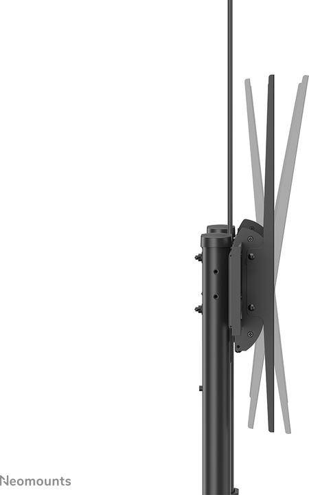 Produktbild Neomounts PLASMA-M1950E ist ein mobiler Bodenständer für Flachbild-Fernseher bis, Höhenverstellbar (100 kg, 31")