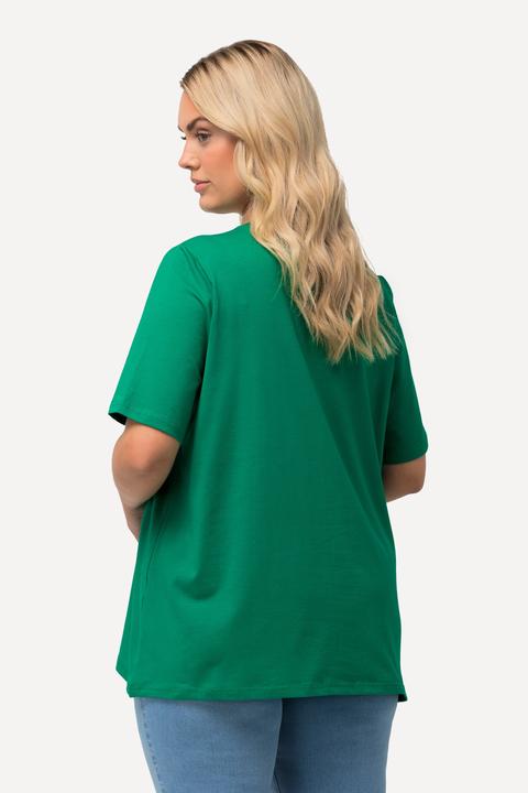 Produktbild Ulla Popken T-Shirt, A-Linie, V-Ausschnitt, Halbarm (50, 52)