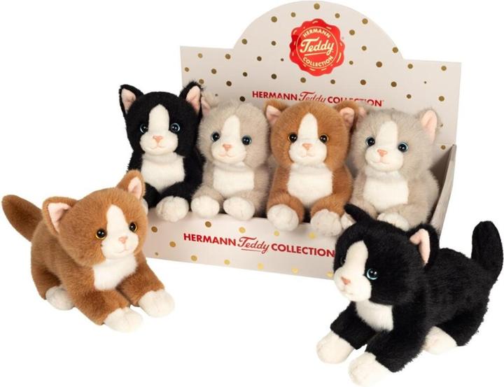 Actual product image Teddy Hermann Display Katze 3-farbig sort. 20cm (20 cm)