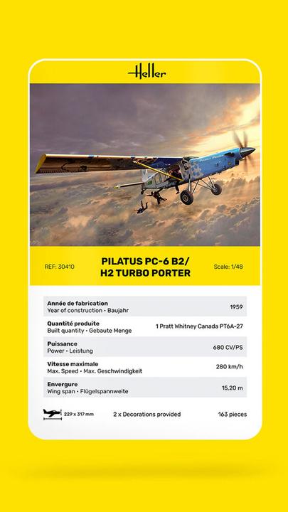 Produktbild Heller PILATUS PC-6 B2/H2 Turbo Porter