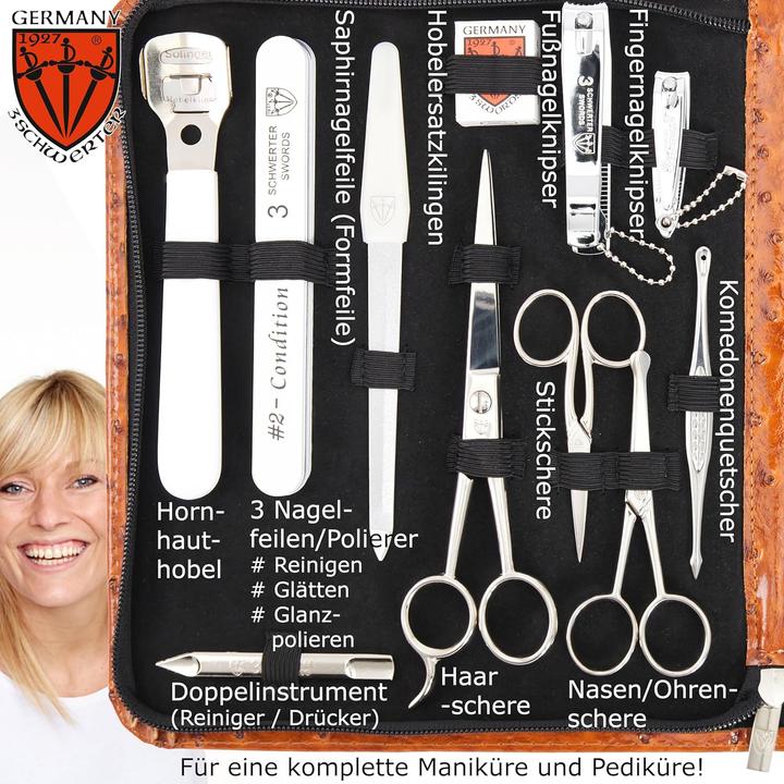 Immagine prodotto Drei Schwerter 23-teiliges Maniküreset Varese