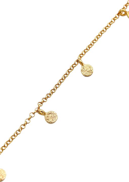 Immagine prodotto Elli Bracciale Piastra Moneta Rotonda Struttura Opaca Argento 925 (16 cm, Argento 925)