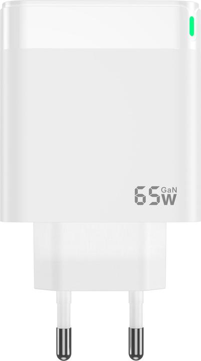 Produktbild Pedea Schnellladegerät „Triple“ 65W GaN USB-C (PD) USB-A, weiss (65 W)