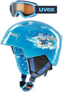 Produktbild Uvex Sports Manic Kinder Skihelm + Brille (51 - 55 cm)