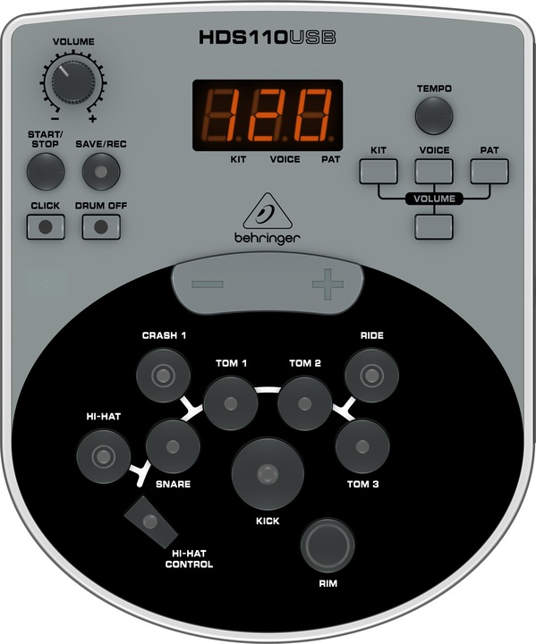 Actual product image Behringer XD8USB digital drum kit (E-drum)