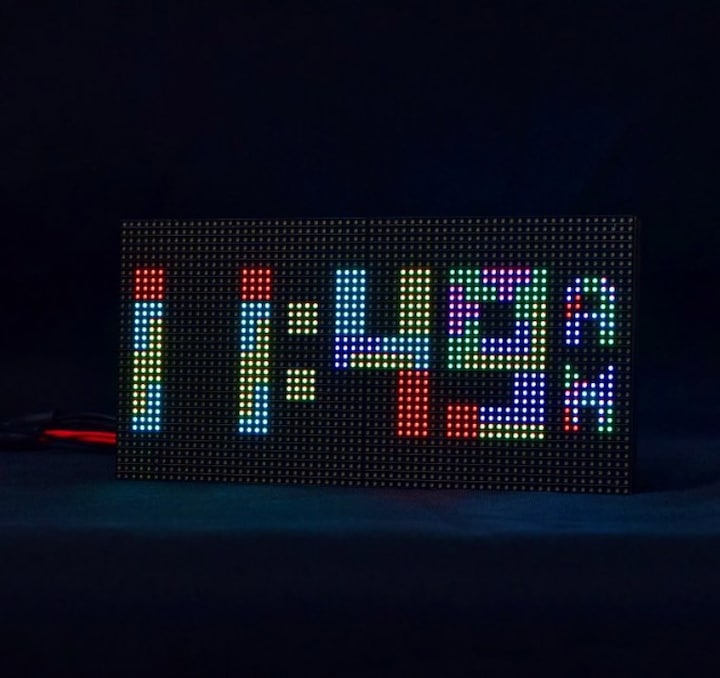 Produktbild WaveShare RGB P3 Matrix Panel 64x32 HUB75