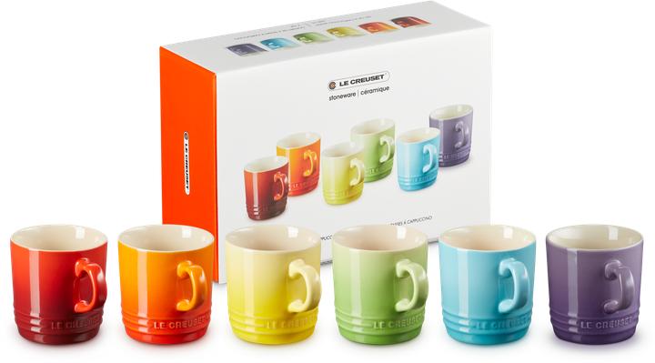 Productafbeelding Le Creuset Set 6 Tassen Cappuccico Londen (200 ml, 6 x)