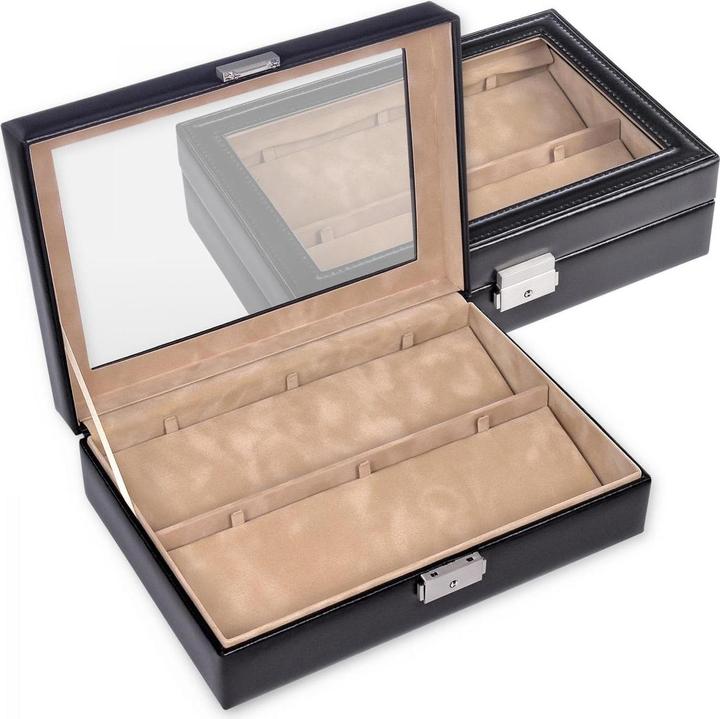 Produktbild Sacher 2126.010443 - Taschenuhrenetui new classic schwarz Leder