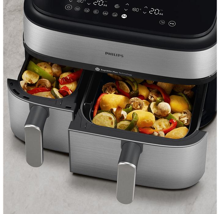 Image du produit Philips Steam Airfryer Dual Basket NA555/09