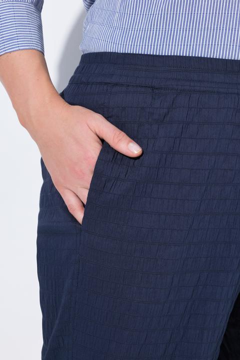 Produktbild Ulla Popken 7/8-Hose Ruby, geformtes Knie, gerades Bein, Elastikbund (44)
