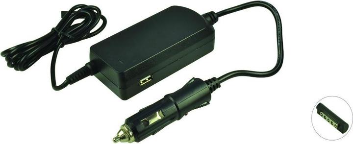 Produktbild 2-Power DC Car Adapter 12V 3.6A 45W + 2.1A USB