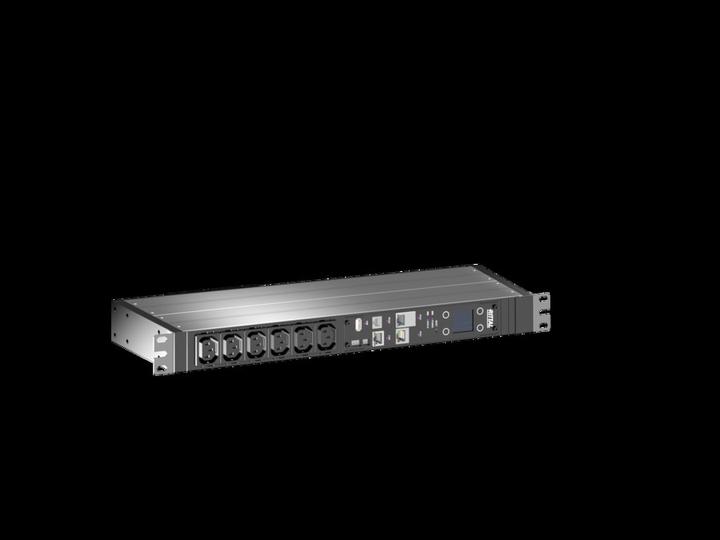 Actual product image Rittal 7979402 PDU managed 16A/1P IEC-C20 8xC13 (19") PDU Basic Power Distribution (6 x, C13, 3 m)