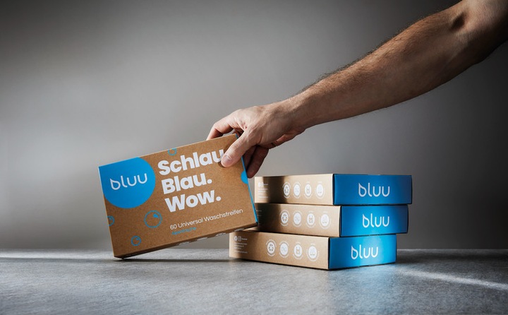 Immagine prodotto bluu Strisce di lavaggio ecologiche universali Alpine Fresh (42 Cicli di lavaggio, Salviette)