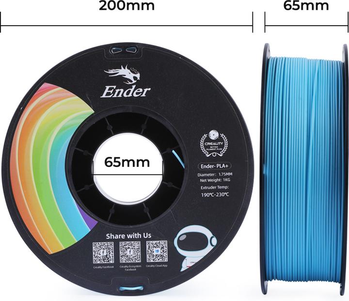 Produktbild Creality Ender (PLA, 1.75 mm, 1000 g, Blau)