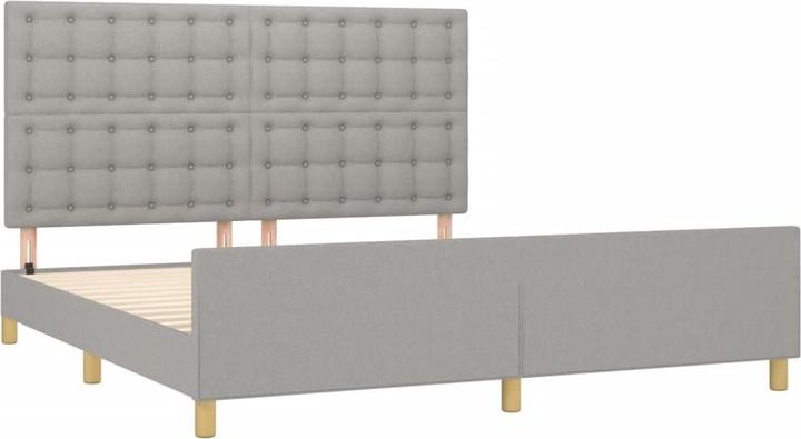 Image du produit vidaXL Bettgestell mit Kopfteil (160 x 200 cm)