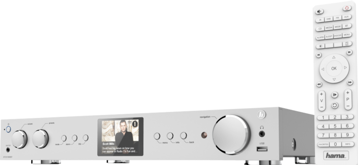Produktbild Hama DIT2100MSBT HiFi Hybridtuner (Radio Tuner, Network Audio Player)