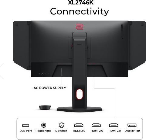 Actual product image BenQ Zowie XL2746K (1920 x 1080 pixels, 27")