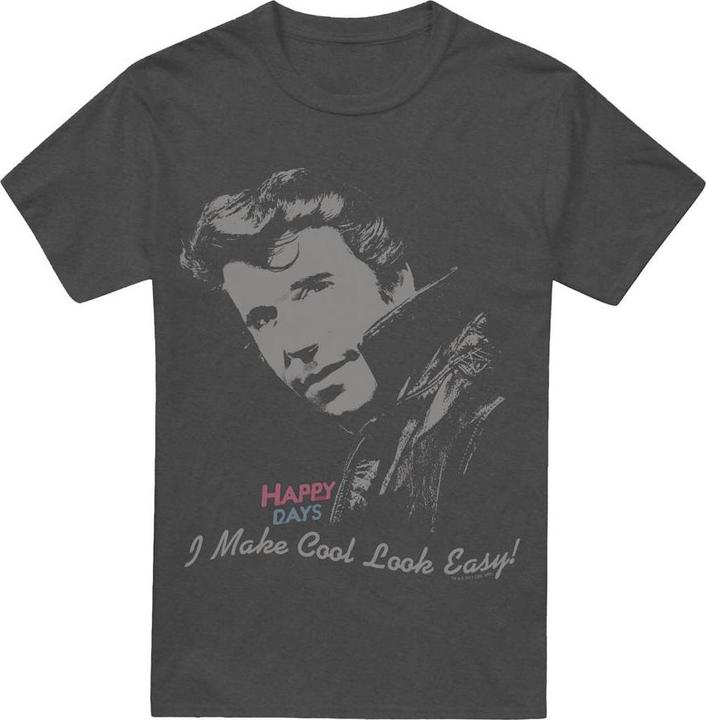 Immagine prodotto Happy Days Cool Maglietta Fonzie Adulto Unisex (3XL)