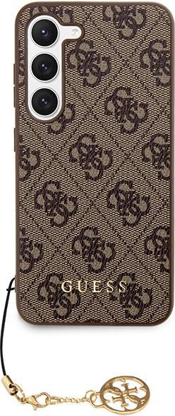 Produktbild Guess 4G Charms Case für Samsung Galaxy S23+ - brown (Samsung Galaxy S23+)