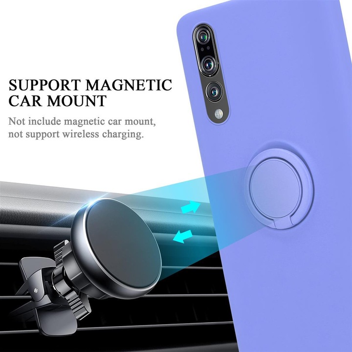 Produktbild Cadorabo TPU Liquid Ring Silicone Case Hülle (Huawei P20 Pro, Huawei P20 Plus)