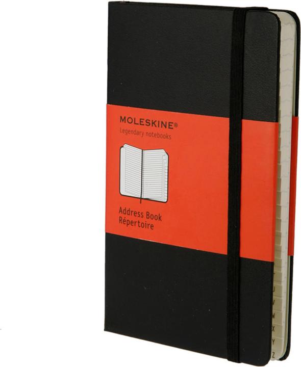 Actual product image Moleskine Address book lined, hard cover (A6, Lined, Hardcover)