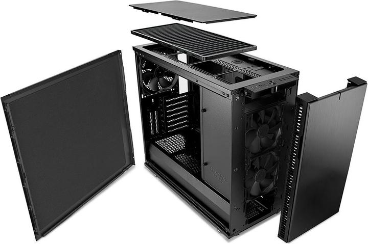 Produktbild Fractal Define R6 USB-C - Blackout (ATX, E-ATX, mATX, Mini-ITX)