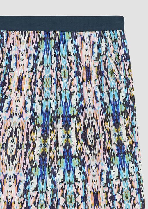Actual product image S.Oliver Hose Gemusterte Wide-Leg-Hose aus satinierter Viskose (134)