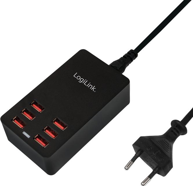 Produktbild LogiLink Tischladeadapter PA0139 (32 W, 6 Ports)