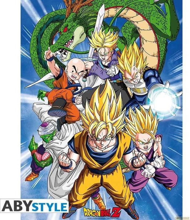 Actual product image ABYstyle Dragon Ball - Super Sayajin! (52 x 38 cm)