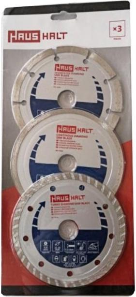 Produktbild Haushalt Diamond Saw Blade Set 3pcs 115dwtb