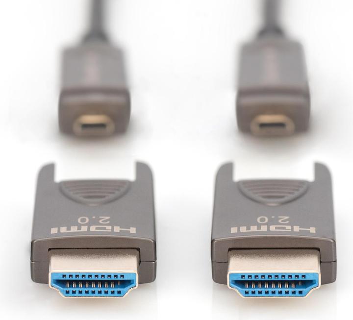 Produktbild Digitus 4K - HDMI® AOC Hybrid Glasfaserkabel mit abnehmbaren Stecker (20 m)