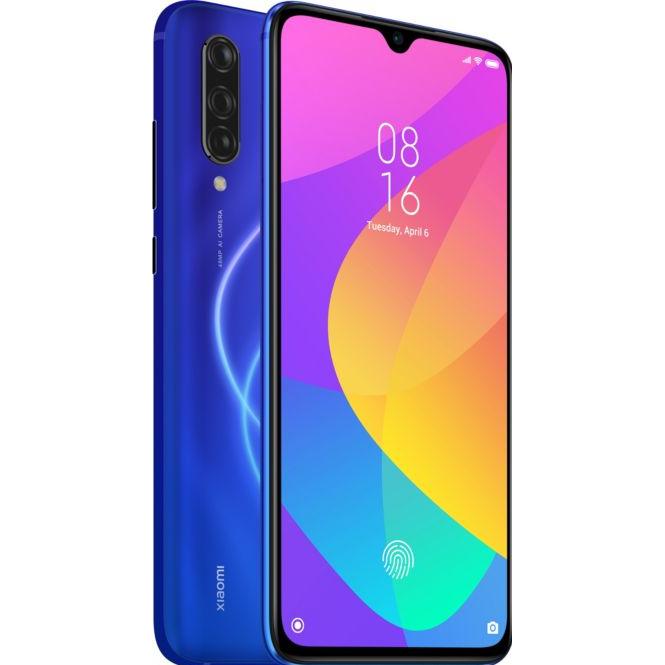 Xiaomi Mi 9 Lite (128 GB, Aurora Blue, 6.39", Dual SIM, 48 Mpx, 4G), Smartphone, Blau