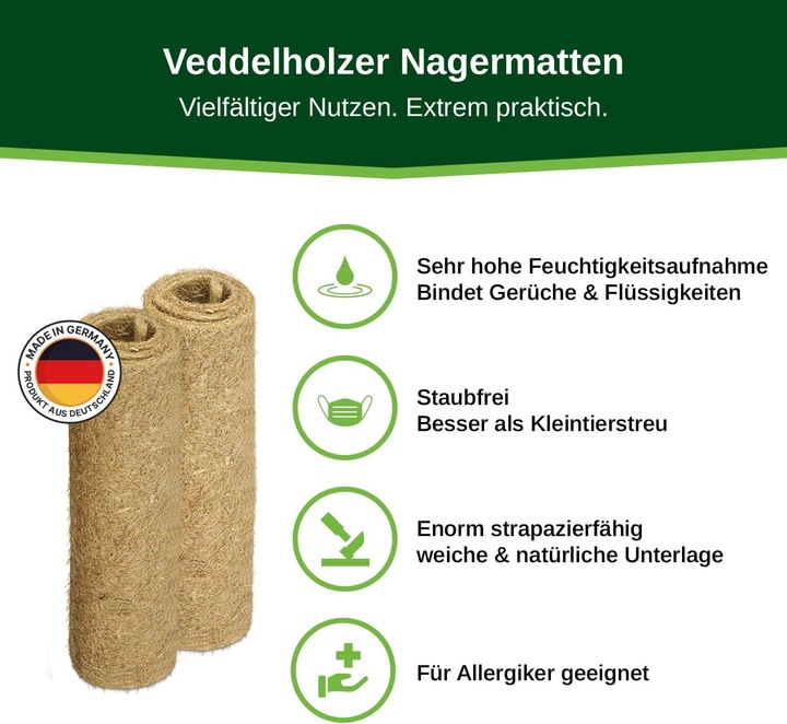 Immagine prodotto Veddelholzer Set di tappeti per roditori