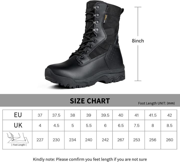 Actual product image Free Soldier Tactical Boots (40)