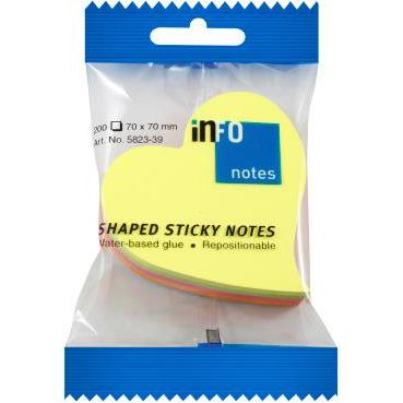 Thumbnail - Info, Haftnotiz, Haftnotizen - Formen (70 x 70 mm)